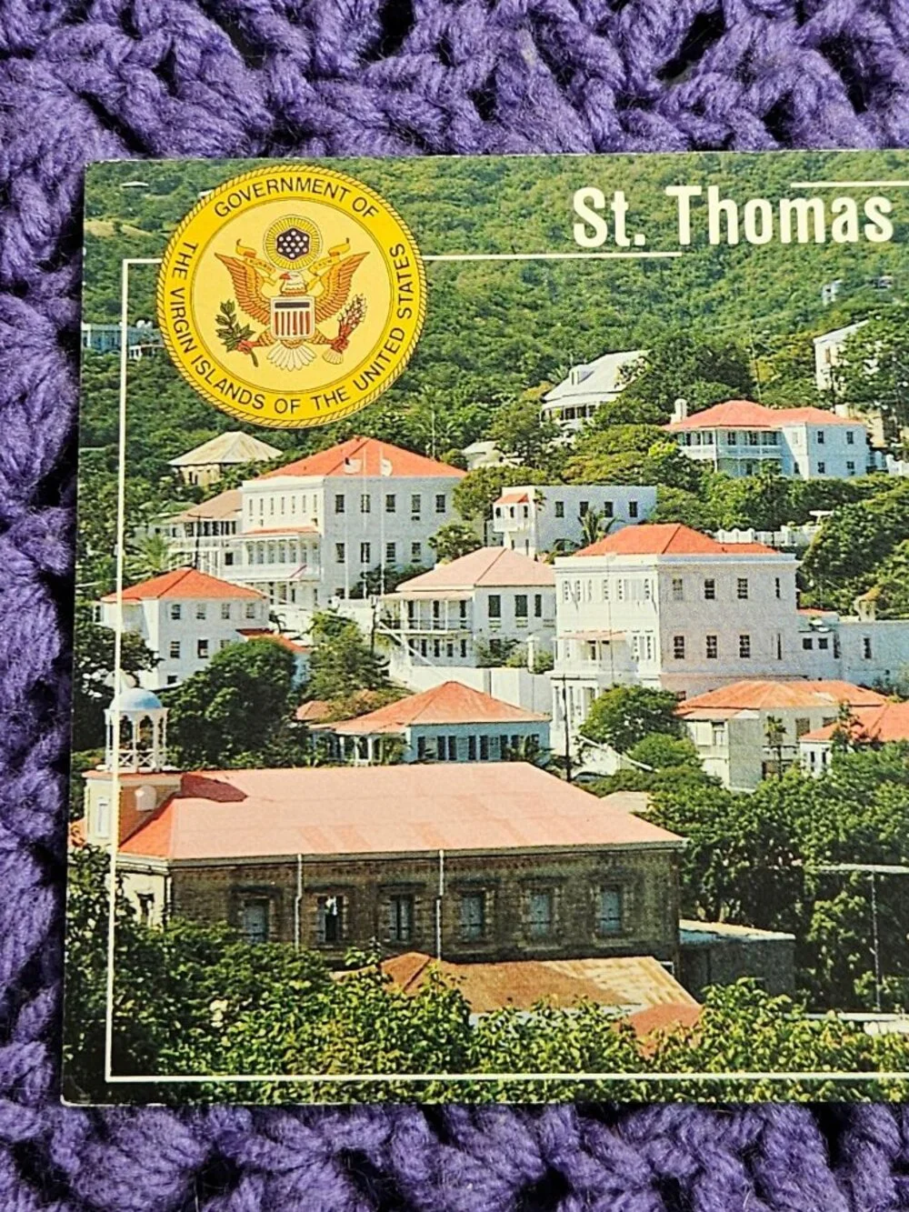 St Thomas Virgin Islands Government House Postcard